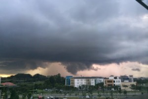 Storm over Southampton University, Malaysia Storm over Southampton University, Malaysia