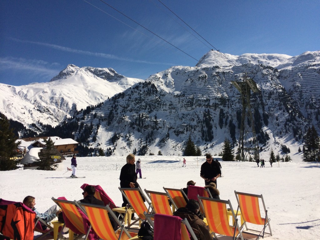 Great weather, and great skiing - it is surprising the difference a little sun can make
