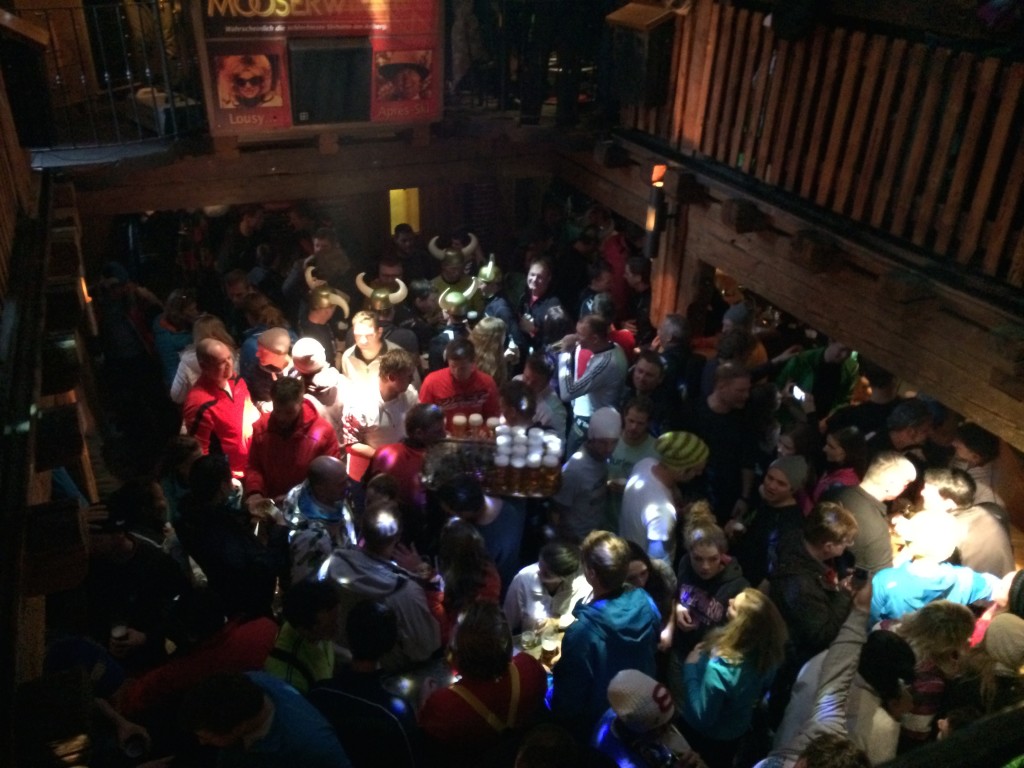 Partying in Mooserwirt - St Anton, Austria