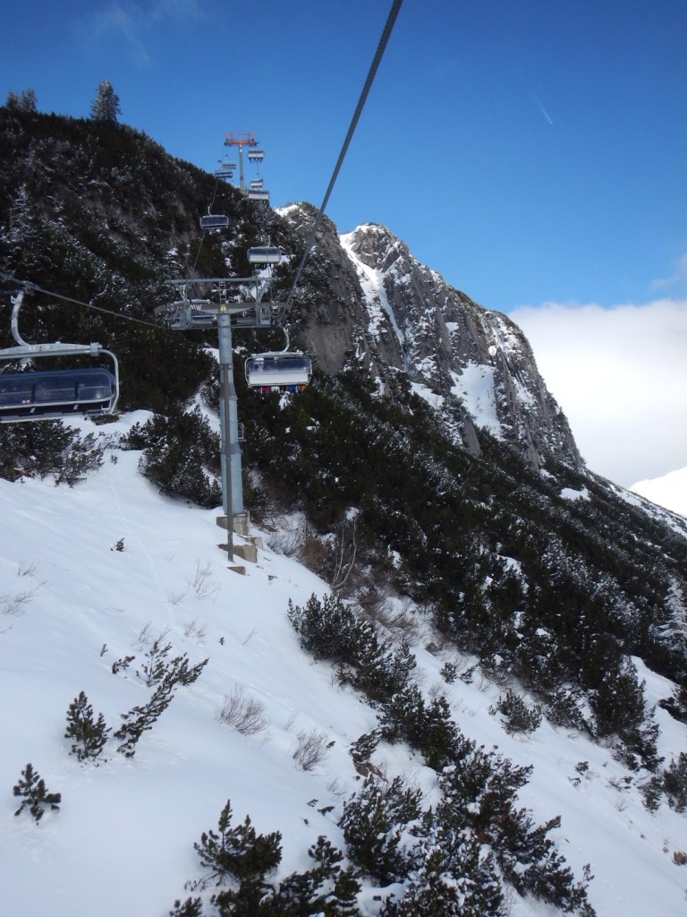 Last lift of the day back over to St Anton