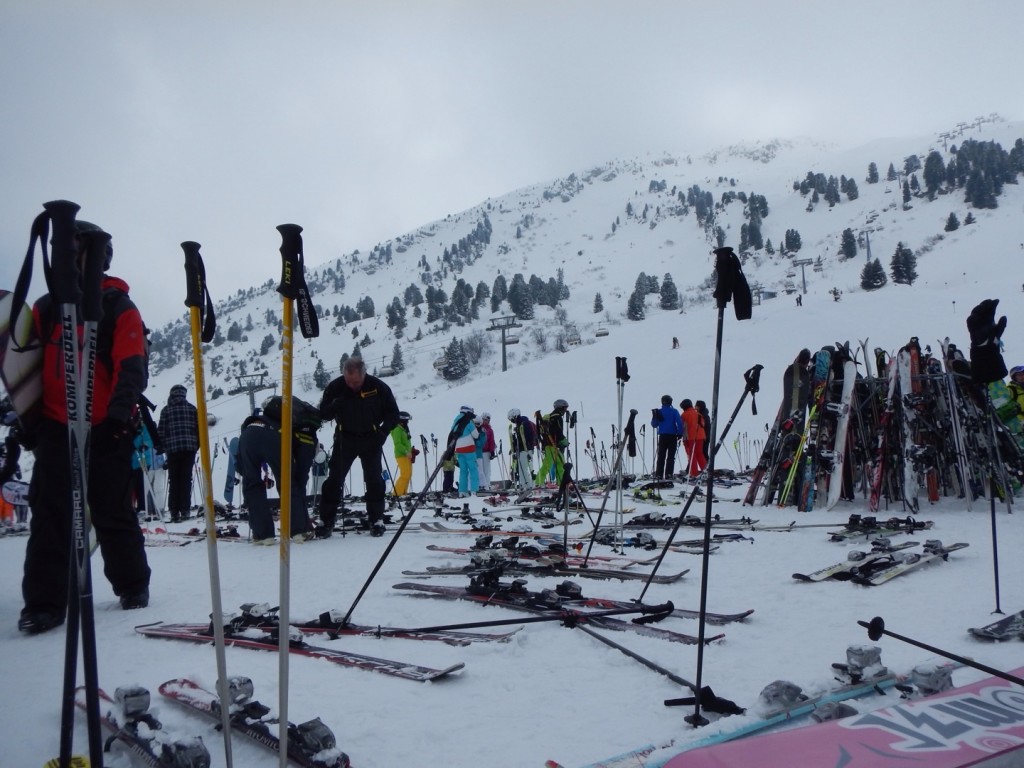 Crazy day on the slopes