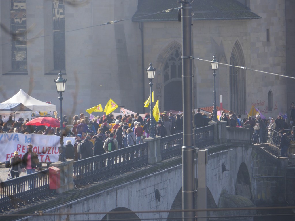 Protest in Zurich