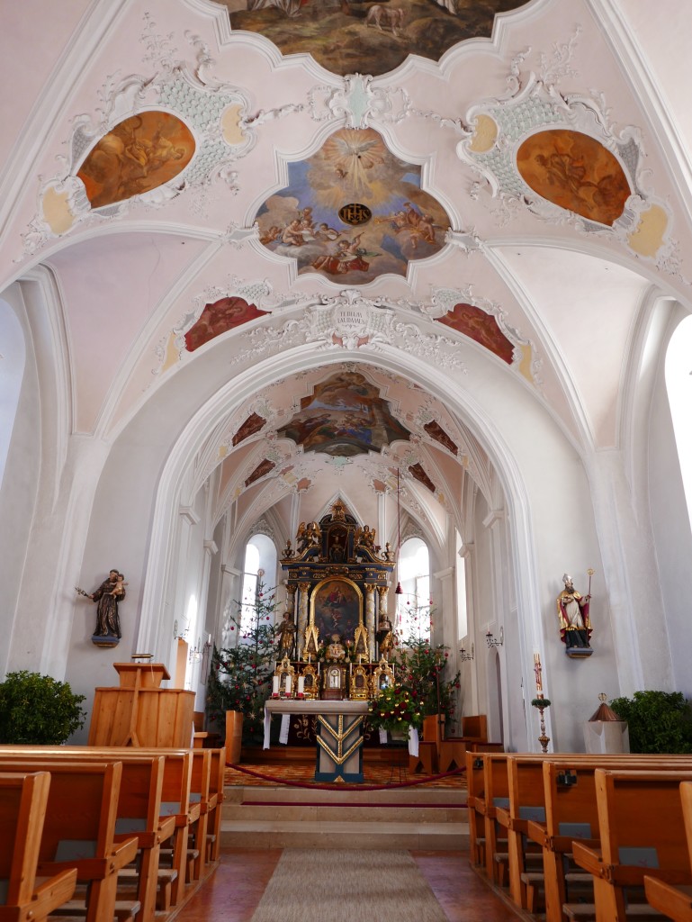 Interior of Niederau Church