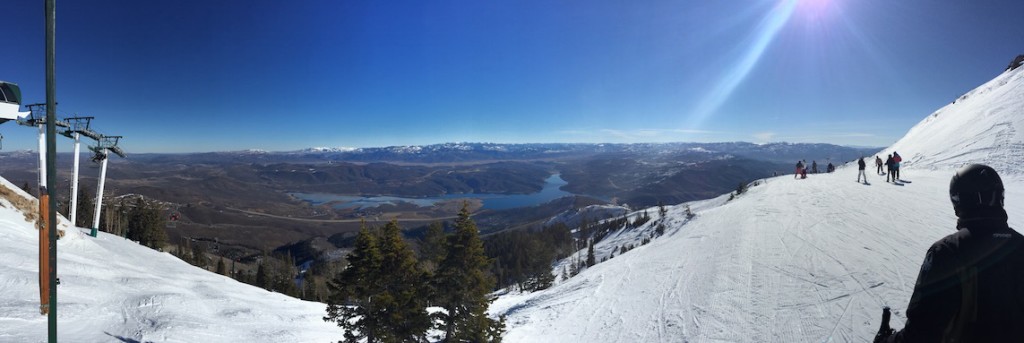 Panorama from the top of Deer Valley