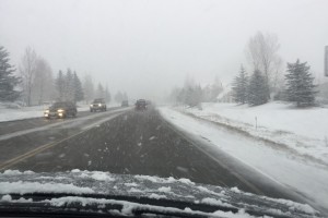 Snowing in Park City, Utah Snowing in Park City, Utah
