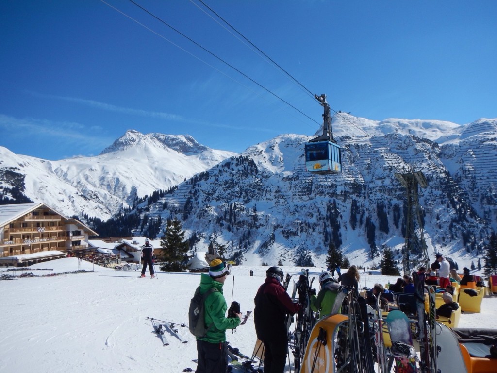 Skiing Lech Austria