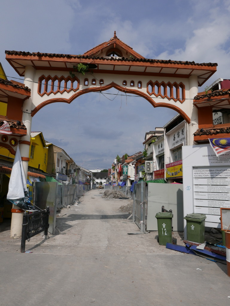 India Street and surrounding area, Kuching, Malaysia
