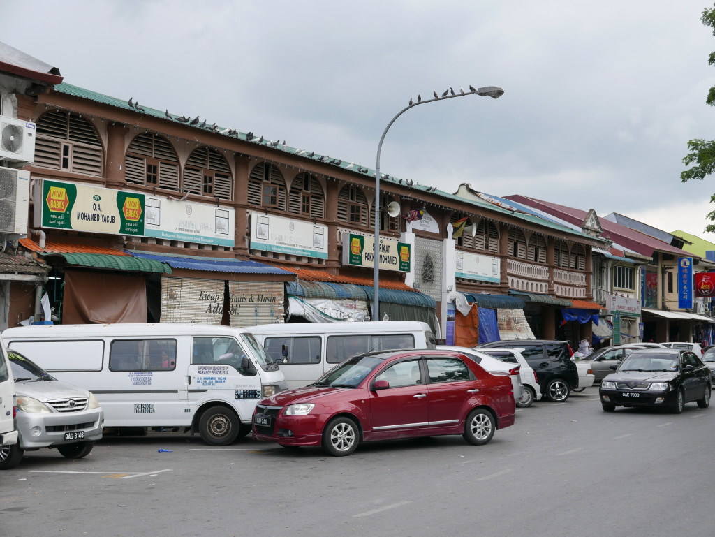 India Street and surrounding area, Kuching, Sarawak, Malaysia