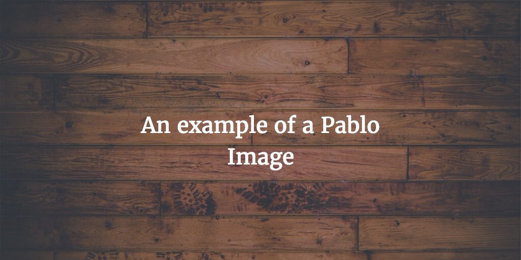 An example of a Pablo image that is correctly sized for use on Twitter or Facebook