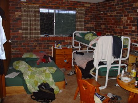 Small room at the Koki Hotel, Falls Creek Ski Area, Australia