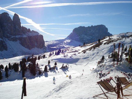 Perfect Conditions - skiing corvara