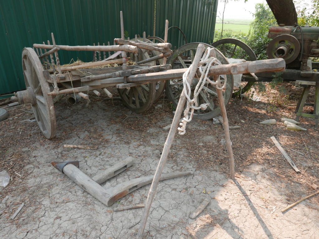 mandalay bike tour farm cart