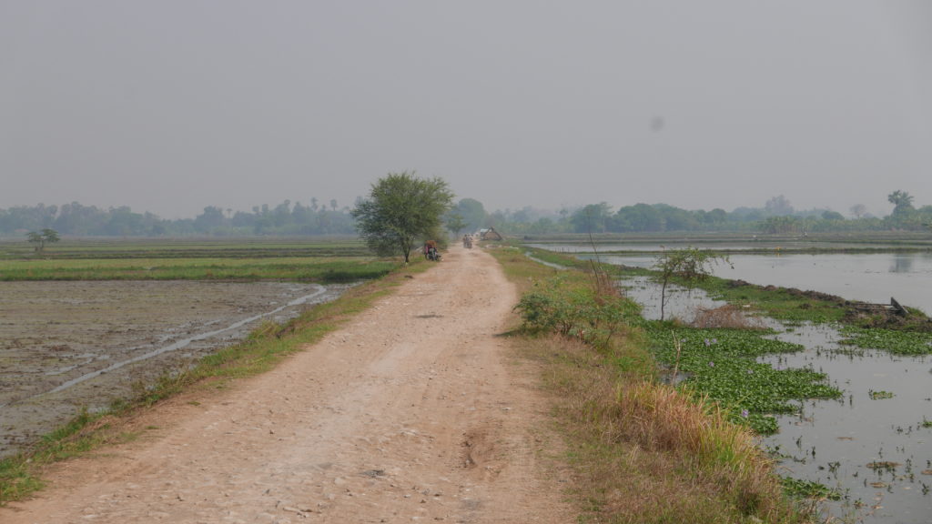 mandalay bike tour farm track
