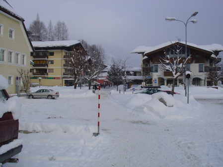 As soon as the snow stopped the roads were cleared